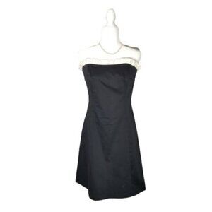 Robin Jordan Little Black Tube Corset Dress